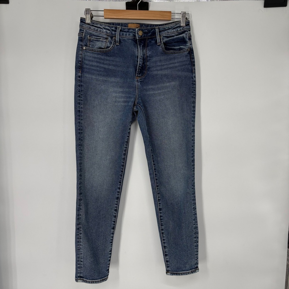 Driftwood Gizelle Skinny Jeans 27‎ Medium Wash Blue Stretch Denim Boot Weather